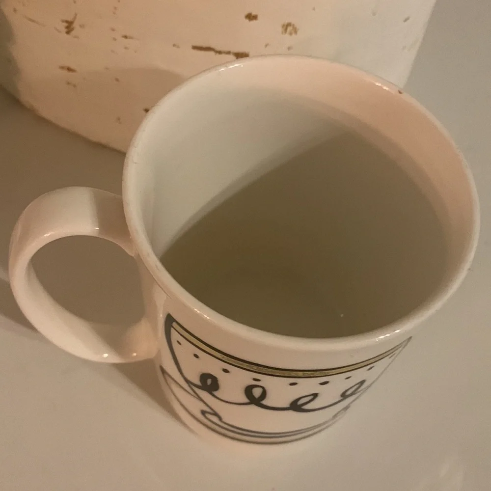 Kate Spade New York Lenox crème de la crème Mug white gold coffee daisy‎ place
